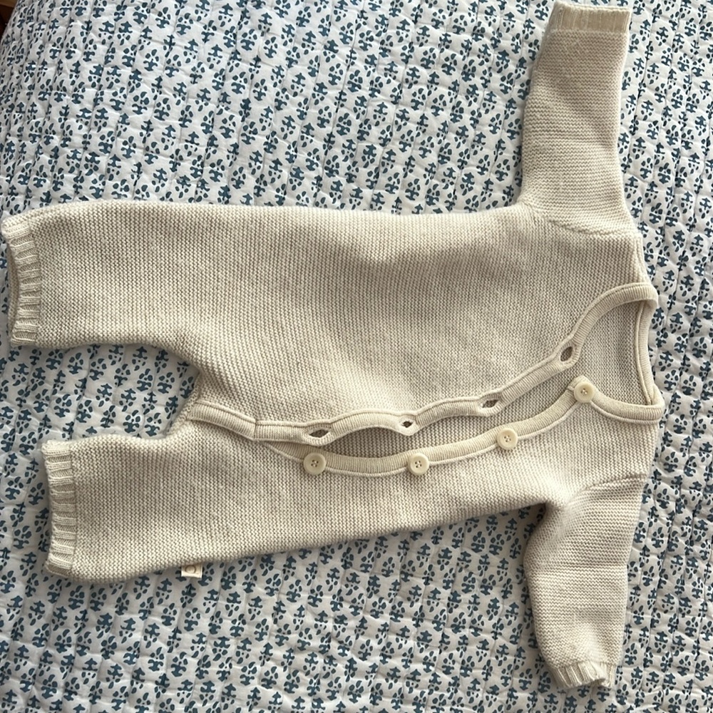 DISANA -Baby Merino Wool Suit - Natural 0-3m